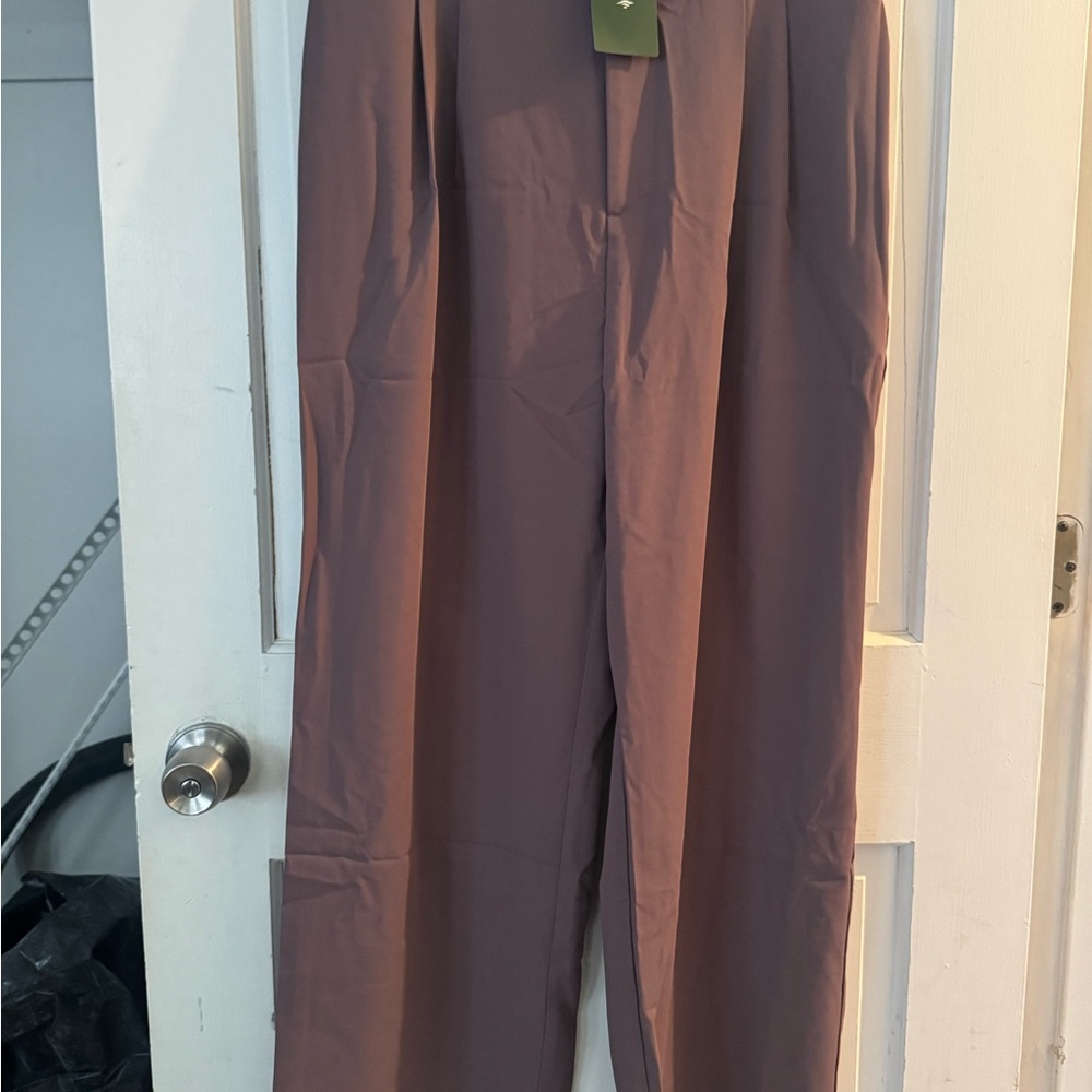 Halara NWT Flex High Waist Zipper Straight Leg Work Pants